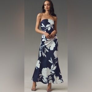 Significant Other Lucile Strapless Fit & Flare Maxi Dress